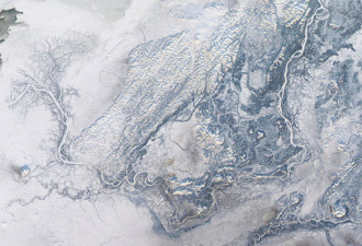 NASA:2010年1月卫星照片里的地球