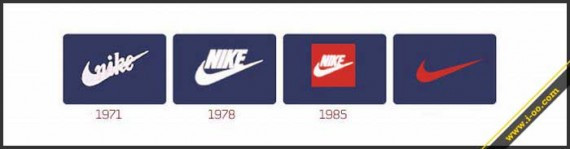 nike的logo演变历史~