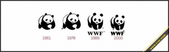 wwf的logo演变历史~