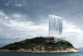 为里约热内卢奥运设计的“悬空瀑布”