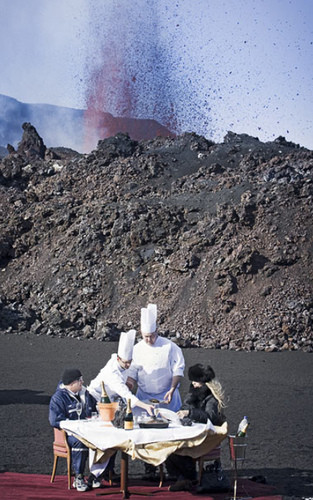 低碳生活：火山餐厅 | Jandan.net