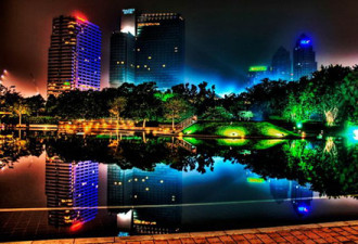 美不胜收：霓虹灯光下世界名城的夜色