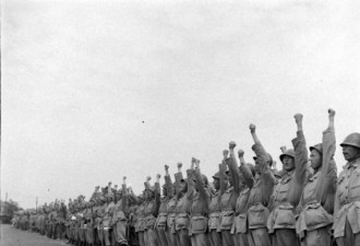 1947年三民主义青年团组织的反共游行