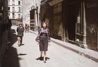 老照片：二战时纳粹德军占领下的巴黎