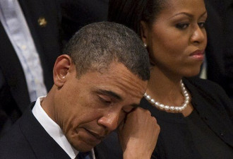 绝对罕见：奥巴马竟当众哭得如此伤心