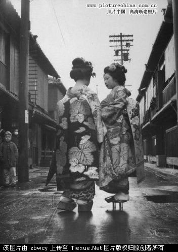 1946年日本京都的艺妓生活[组图]