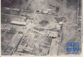 珍贵老照片：1900年乘热气球航拍京津