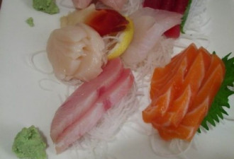 难得碰到的新鲜刺身：青山寿司食记
