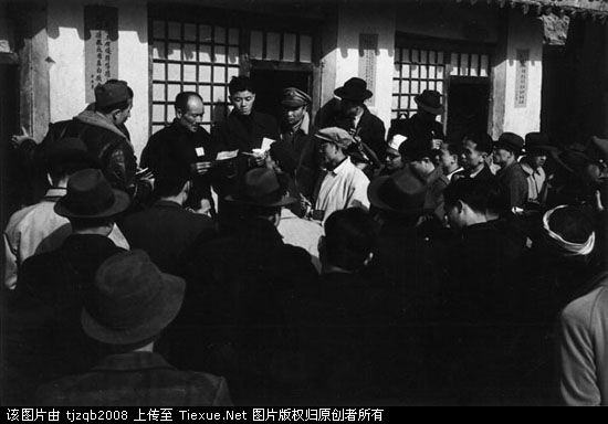 老照片：胡宗南攻陷延安之后[组图]