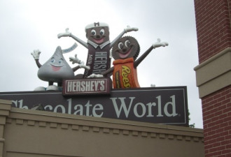 实拍：世界最著名的Hersheys巧克力厂