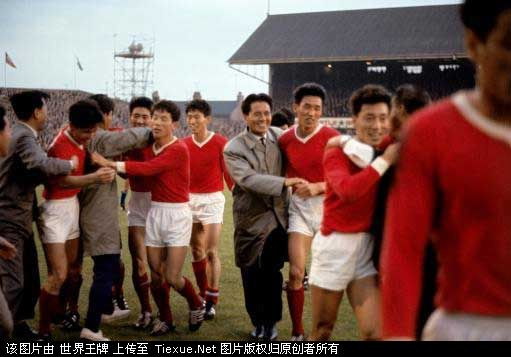1966年朝鲜参加世界杯旧照