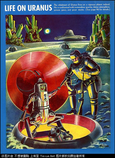 太阳系漫游指南：1940年美国人想象中的外星人！