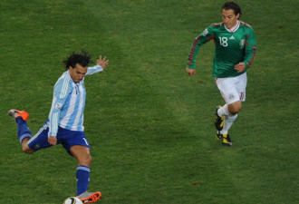阿根廷3-1墨西哥晋八强 连续10场不败