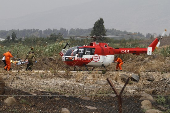 以色列和黎巴嫩军队交火已致5人死亡(组图)