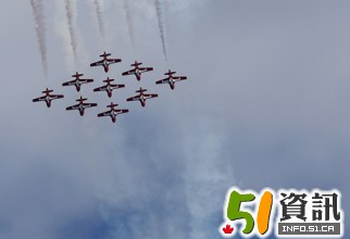 加拿大Snowbirds飞行队精彩表演集锦