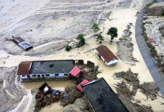 触目惊心：国内泥石流灾区最新航拍照