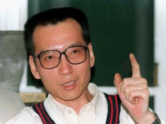 被关押的中国民运人士刘晓波