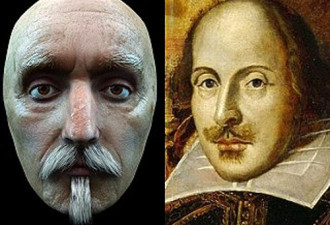 科学家用3D科技绘出莎士比亚立体头像