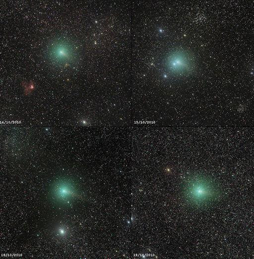 在新墨西哥州观测到的彗星