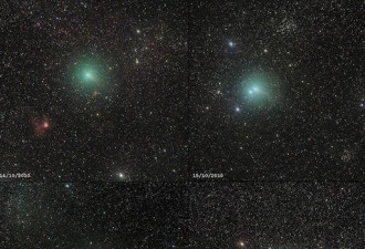 幽灵般绿色“哈特雷2号”彗星逼近地球