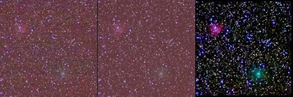 清晰的“哈特雷2号”彗星