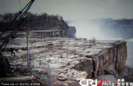 高清组图：罕见历史照片——尼亚加拉大瀑布干涸惨景