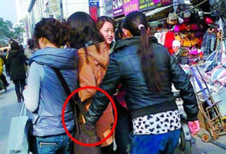 肆无忌惮：实拍郑州街头女贼行窃全程