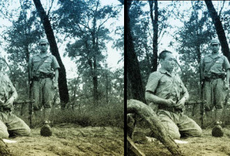 老照片：战败的日军官切腹自杀全过程