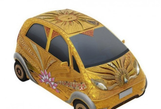 珠光宝气：印度推出钻石黄金Nano小车