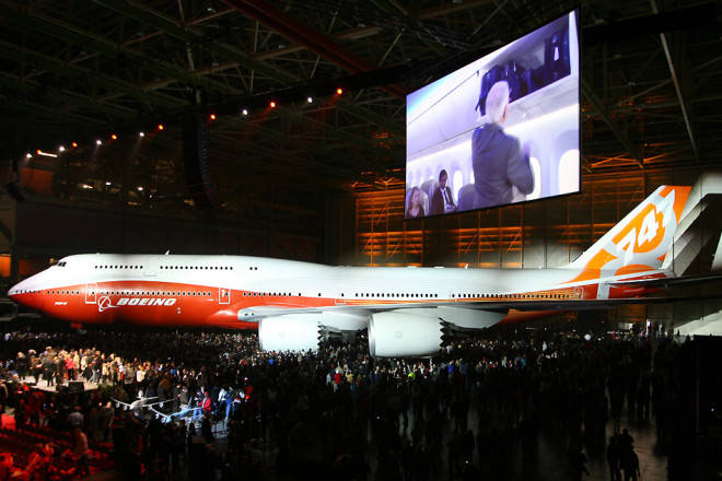 高清图集：波音新型大运力747-8洲际飞机正式亮相