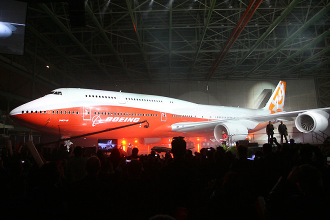 高清图集：波音新型大运力747-8洲际飞机正式亮相