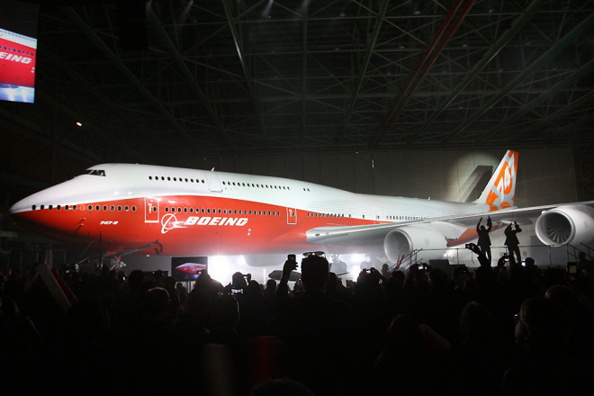 高清图集：波音新型大运力747-8洲际飞机正式亮相