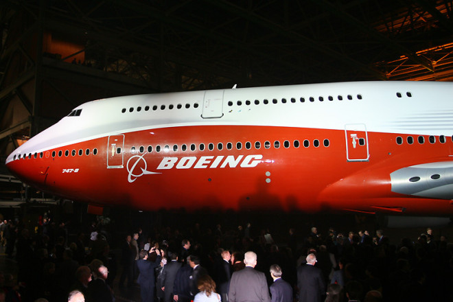 高清图集：波音新型大运力747-8洲际飞机正式亮相