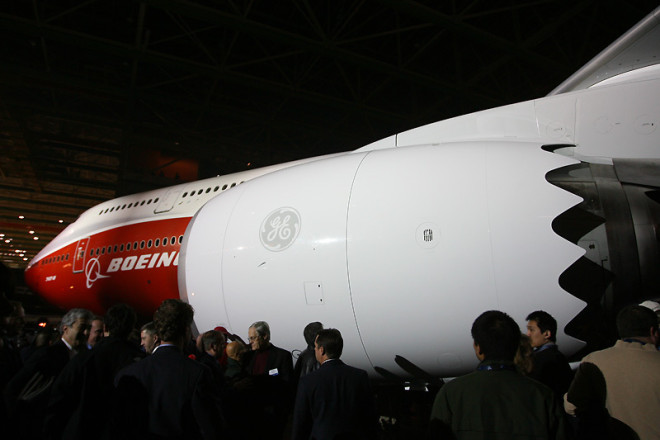 高清图集：波音新型大运力747-8洲际飞机正式亮相