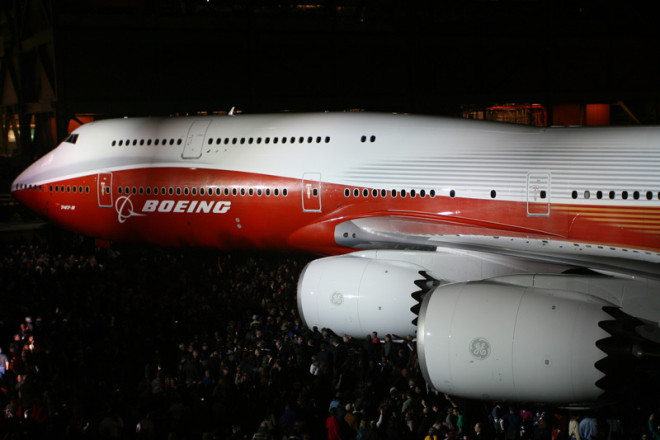 高清图集：波音新型大运力747-8洲际飞机正式亮相