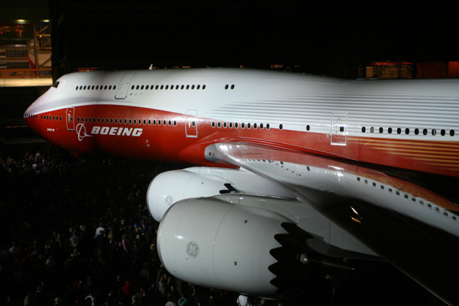 高清图集：波音新型大运力747-8洲际飞机正式亮相