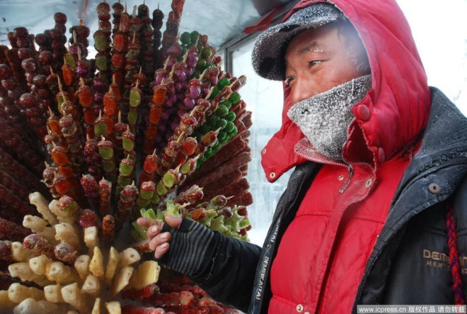 高清图集：内蒙古呼伦贝尔现-46.6℃极寒天气