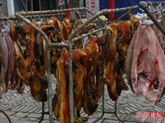 中国街头的“年味”：那一片片诱人的“肉林”(高清多图)