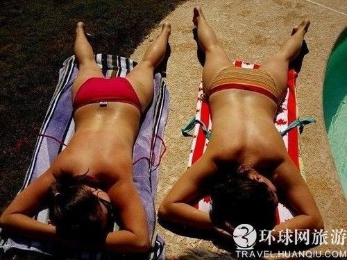 高清图集：澳大利亚邦迪海滩，聚集着热爱裸晒的美女