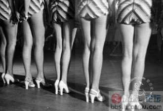 老照片：49年美国的美腿大赛现场实拍