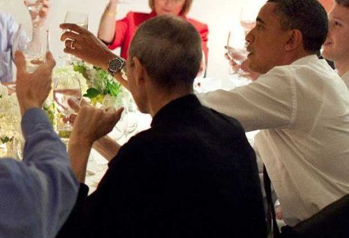 乔布斯参加奥巴马宴会 病危照片被指造假(图)