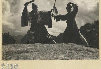 老照片：老外1935年拍摄的“华山论剑”