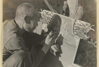 老照片：老外1935年拍摄的“华山论剑”