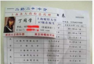 北京破获所谓大学生“二奶二爷”中介案