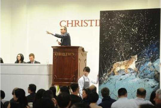 著名艺术家曾梵志作品《豹》拍出3600万港元