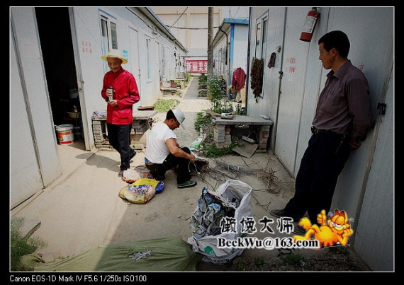 实拍：震后已整整三年 北川的老百姓还在住板房(高清组图)