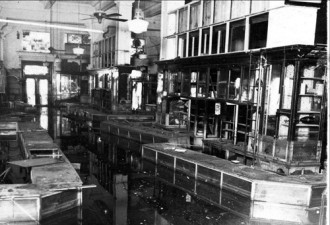 老照片：1939年天津水灾旧照 难得一见