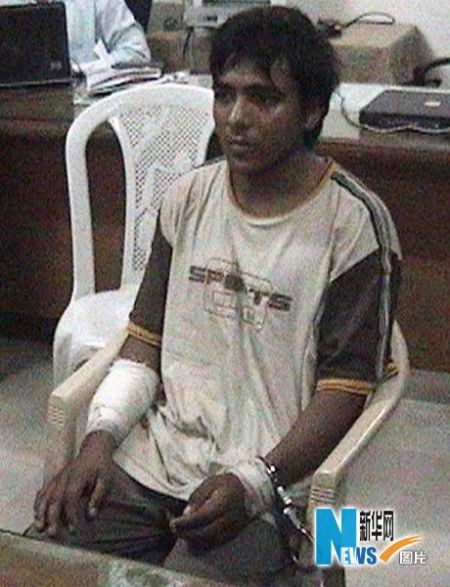 2008年孟买恐怖袭击案唯一现场被抓疑犯卡萨布 