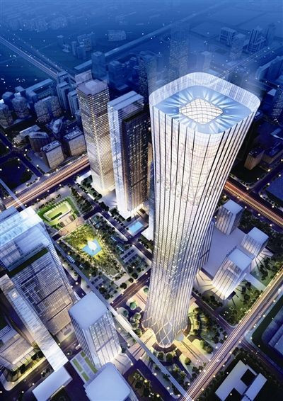 北京510米未来第一高楼“中国尊”下周开工(图)