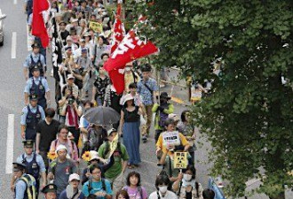 日本地震半周年 多个城市爆发反核示威